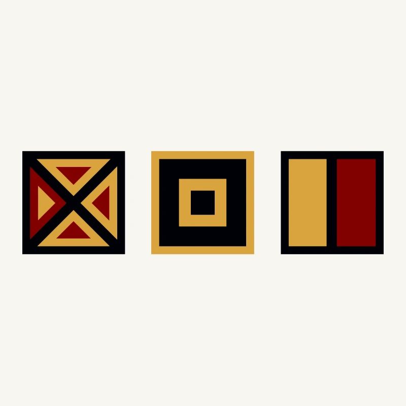 Abstract, geometric pattern