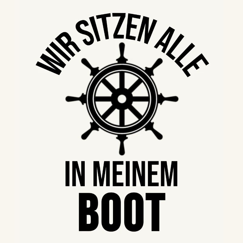 Motorboot Kapitän Boot Boote Seefahrt Geschenk