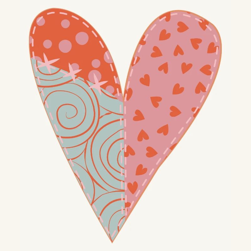 Patchwork Heart No1