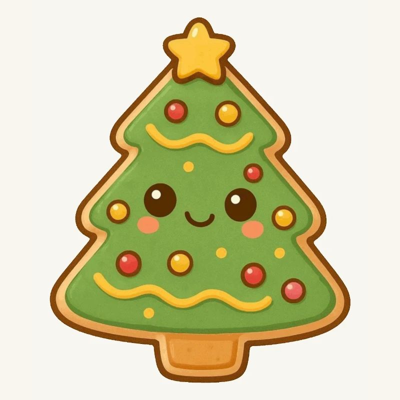 Weihnachtsbaum Keks