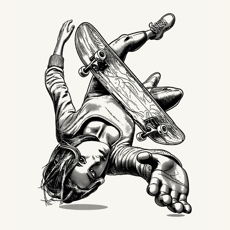 Skate Fall Shirt – Fall and Stand Up