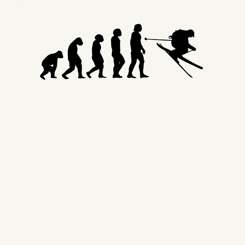 Tshirt Ski Evolution