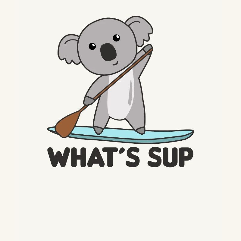 Koala whats SUP Team fun koalas paddling