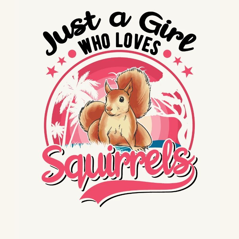 Eichhörnchen Mädchen Squirrel Grauhörnchen