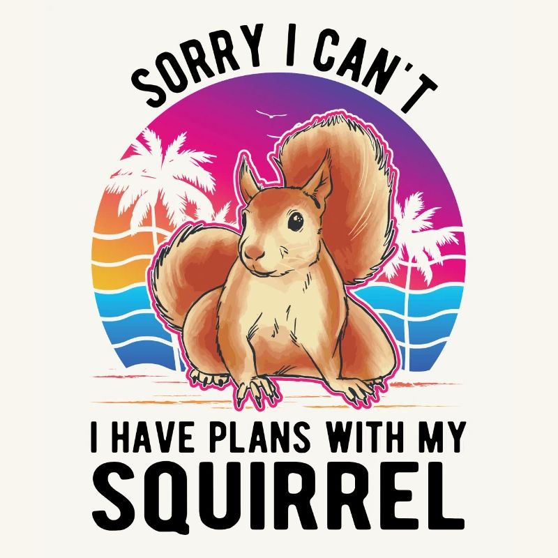 Eichhörnchen Geschenk Squirrel Grauhörnchen