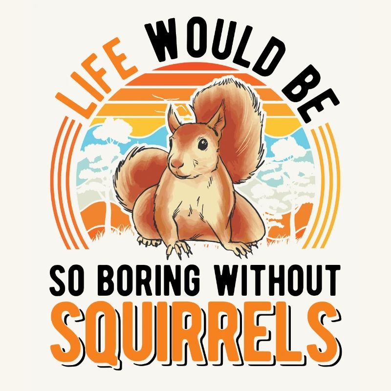 Eichhörnchen Geschenk Squirrel Grauhörnchen