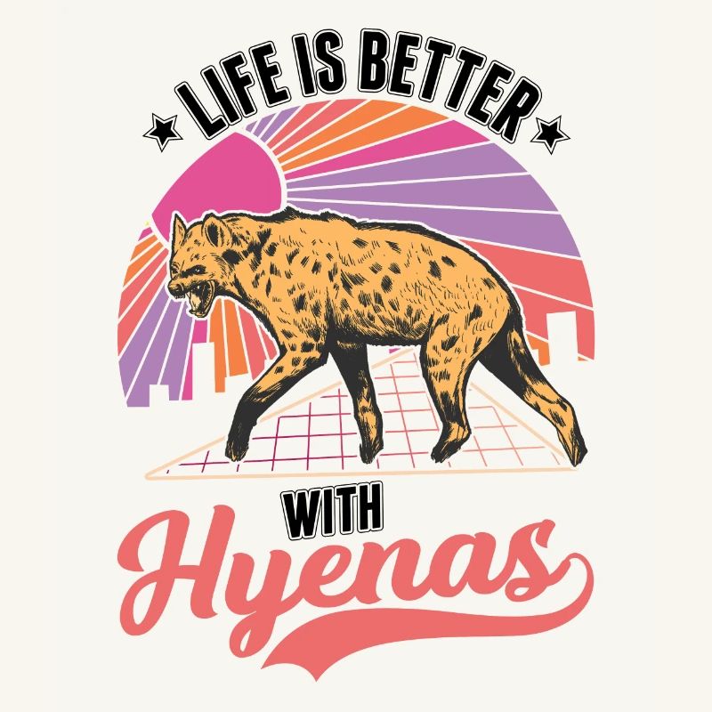 Das Leben ist besser mit einer Hyäne