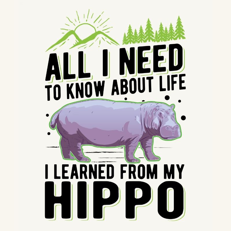 Nilpferd Geschenk Hippo Flusspferd