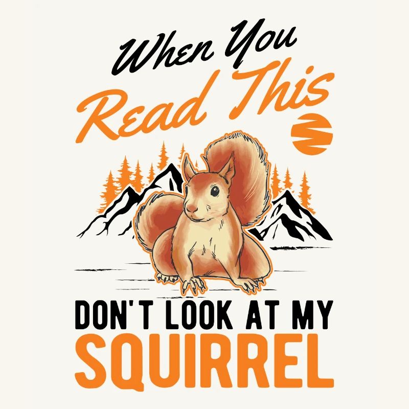 Eichhörnchen Geschenk Grauhörnchen Squirrel