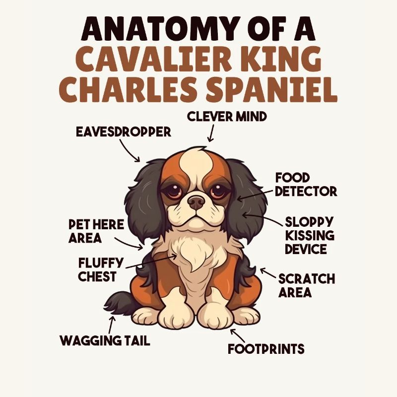 Explication du chien Anatomie d’un roi cavalier