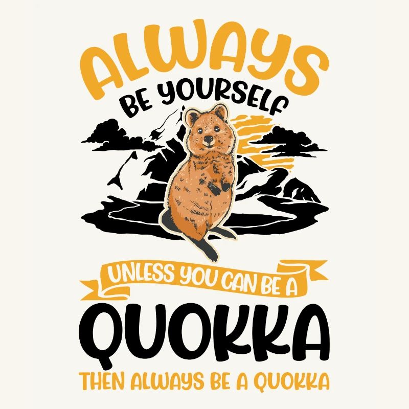Soyez toujours vous-même Quokka Kangourou à queue courte