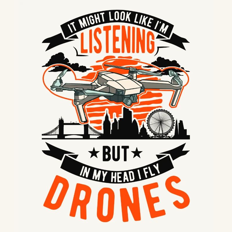 Drone Pilot Cadeau Drone Quadcopter