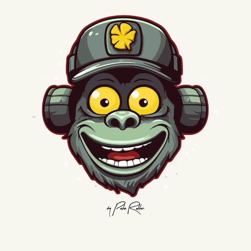 Funky, funny, friendly monkey