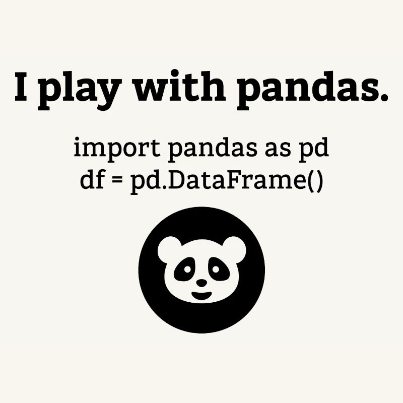Pandas Data Science Computer Science Gift