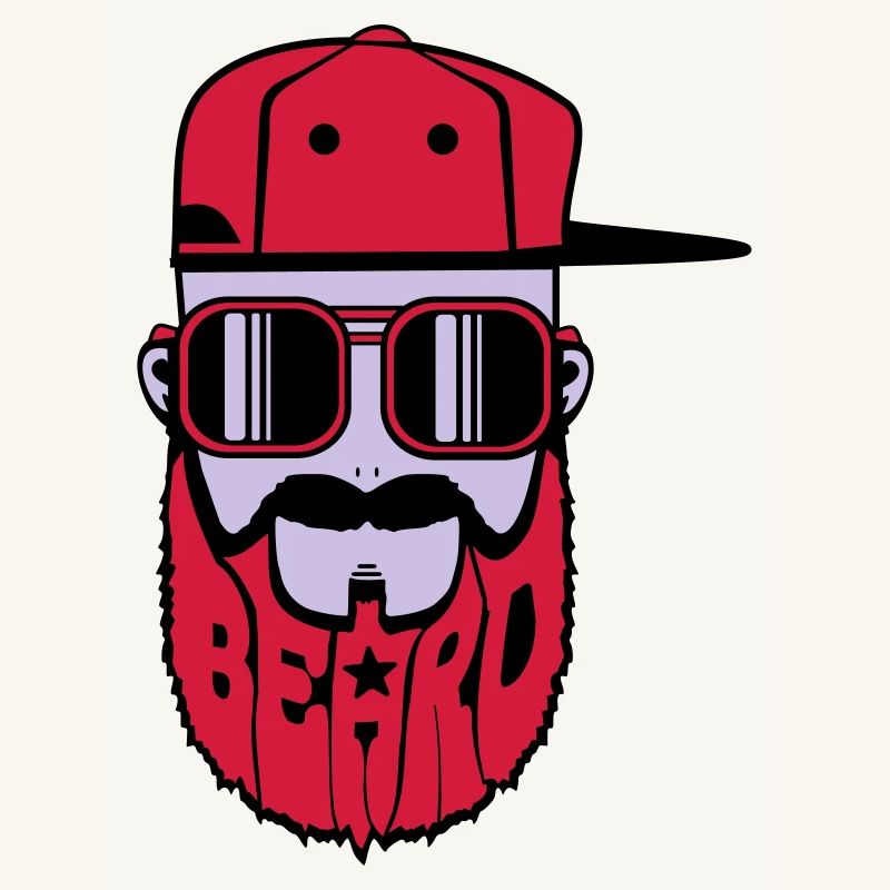 logo beard hiphop