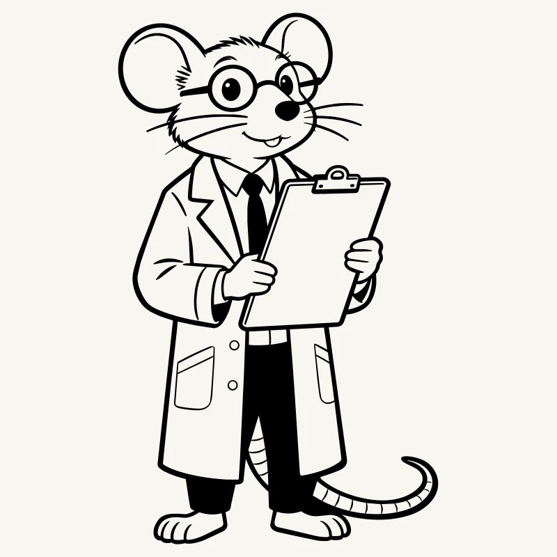 scientist mouse