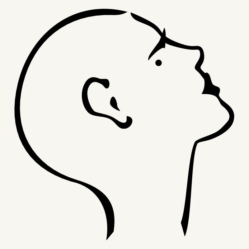 Weiblicher Glatzkopf / lady bold (1c)