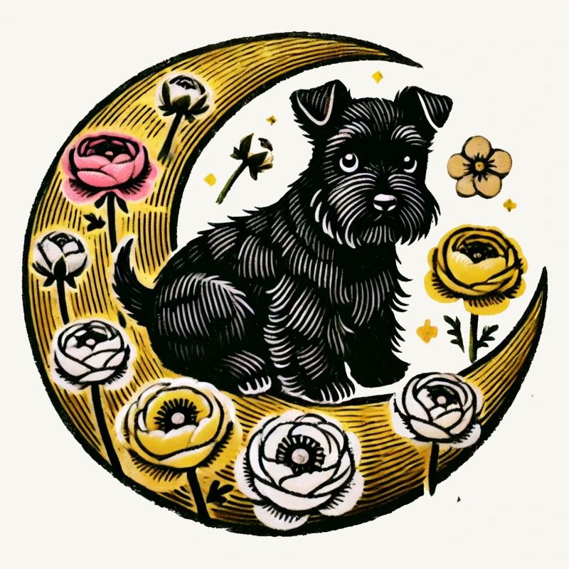 Schwarzer Scottish Terrier