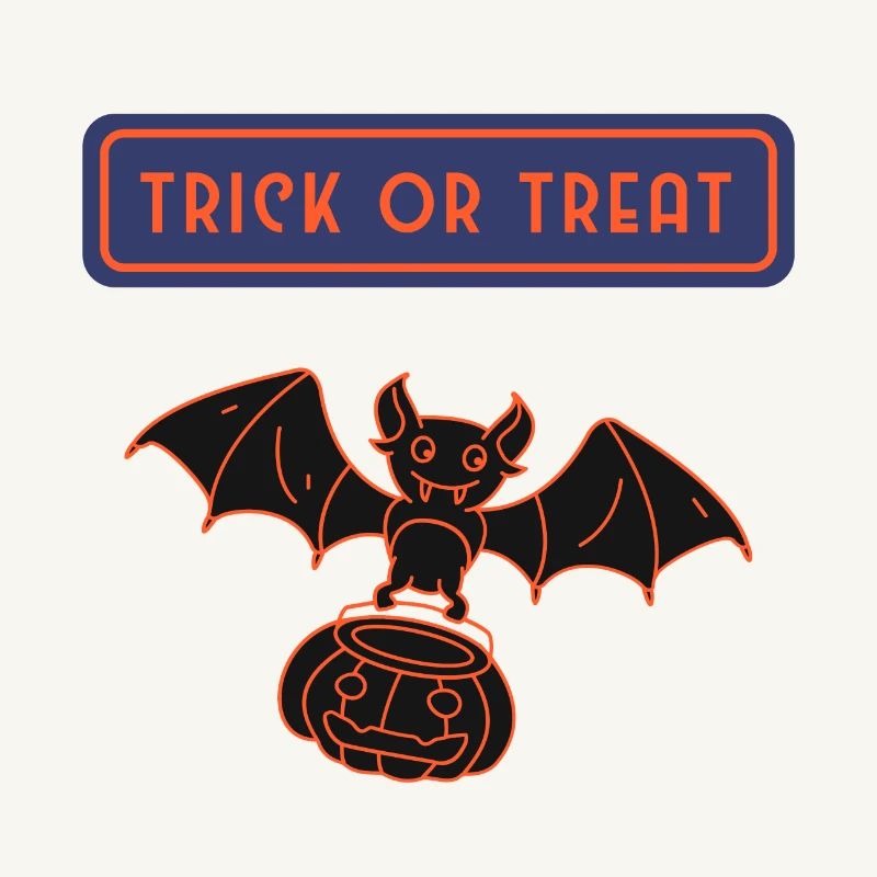 Süßes oder Saures einfaches Halloween