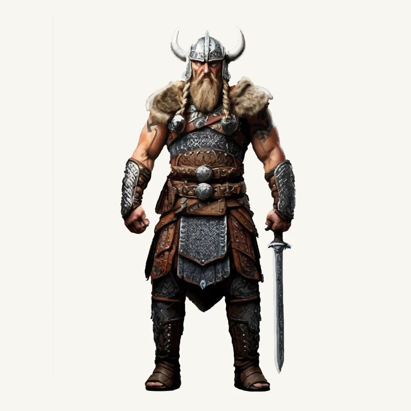 Wikinger Krieger Walhalla