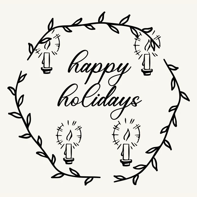 Avent Advetskranz Joyeuses Fêtes