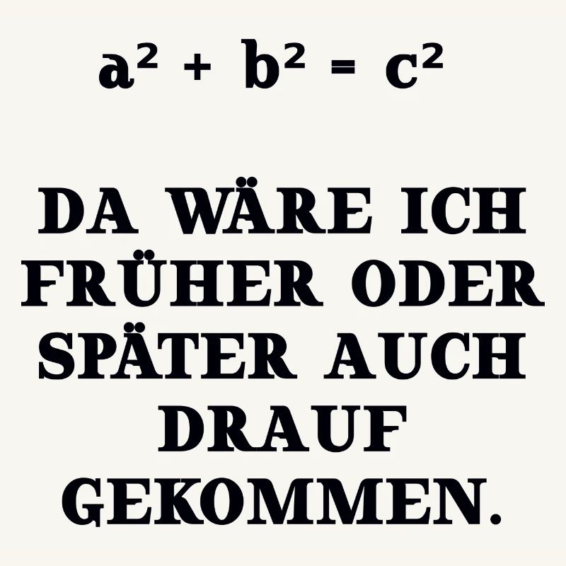 math mathematics funny gift idea Pythagoras