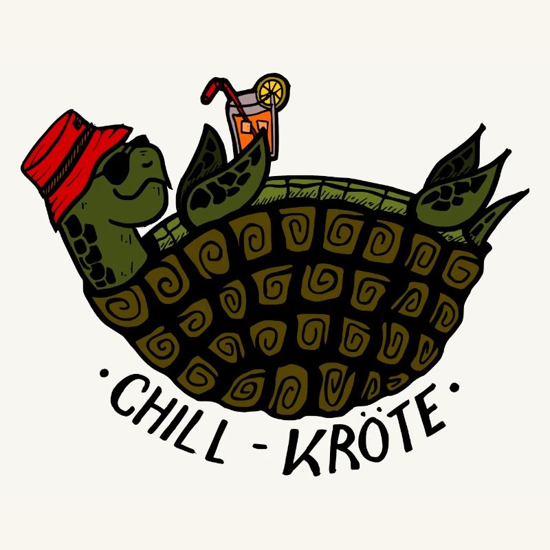 Chill toad - turtle chilling