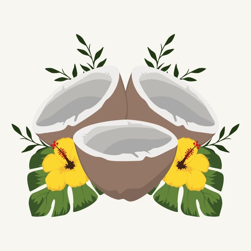 Noix de coco d'été