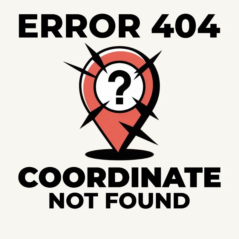 Point d’interrogation Épingle Emplacement perdu Erreur SIG