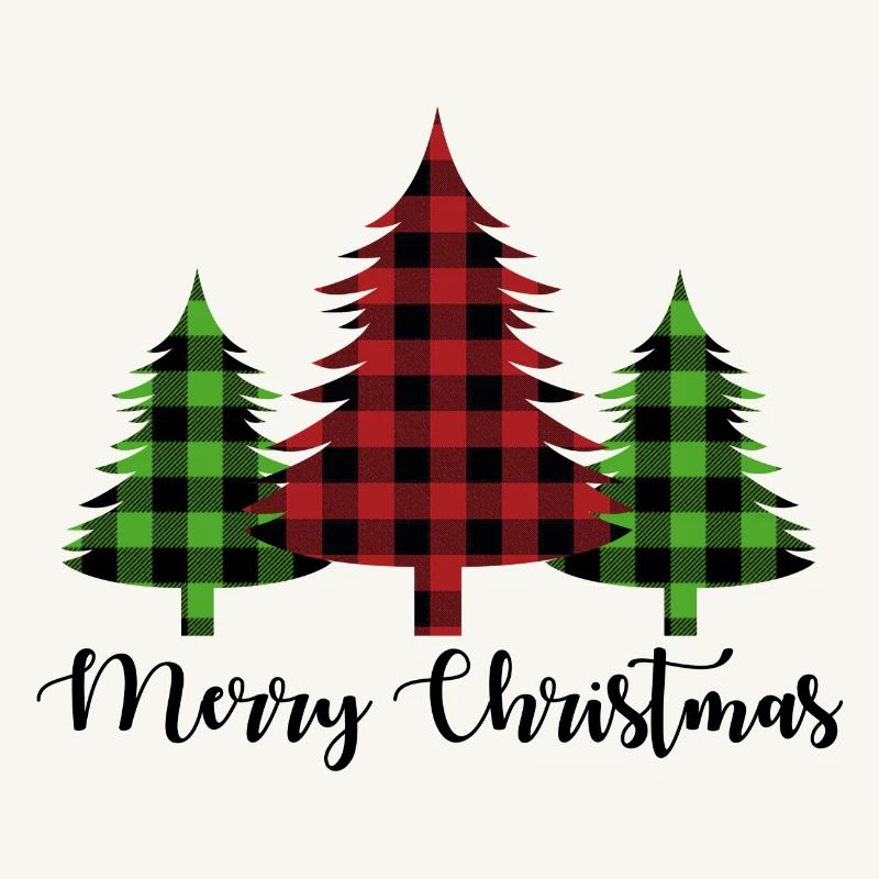 Pine Tree Christmas Lumberjack Pattern