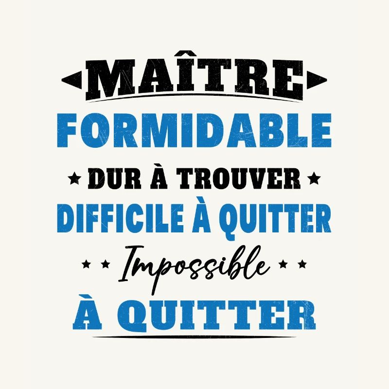 Maître formidable idée cadeau maître d'école