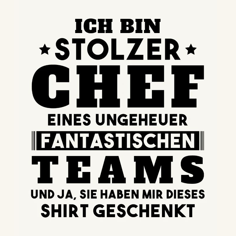 Ich bin Stolzer Chef Geschenkidee