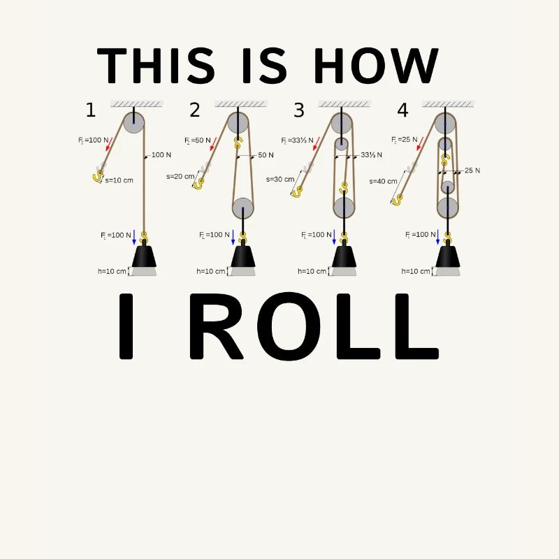 This Is How I Roll Physics Nerd Shirt