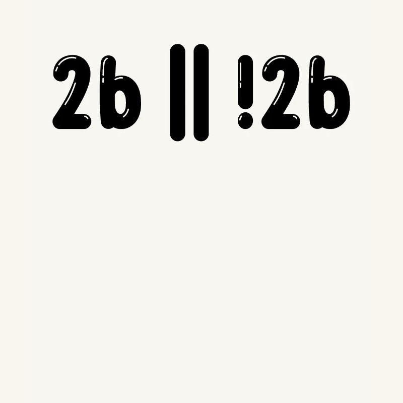 To be or not his programmer computer scientist poison