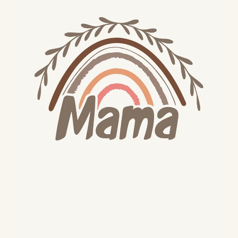 Mama Pastell Regenbogen Liebe