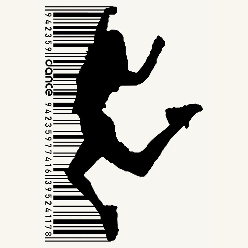 Danseuse dans le QR-Code Style (2)