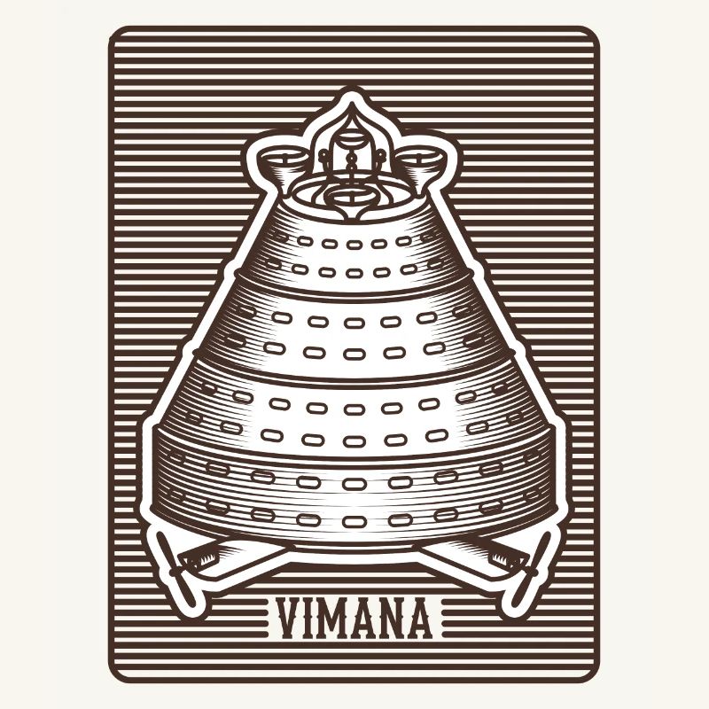VIMANA Old Indian Flying Machine UFO Gift