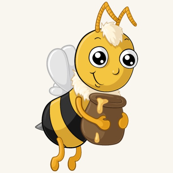 Caricatura abeja de miel de dibujos animados' Funda de cojín | Spreadshirt