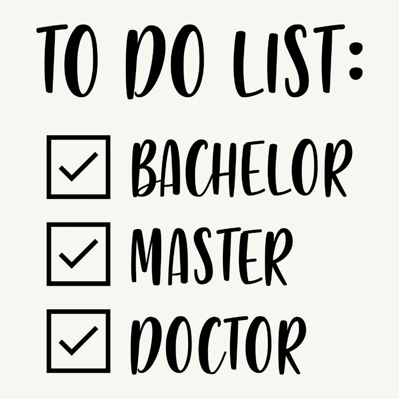 Bachelor Master Doktor Abschluss Geschenk