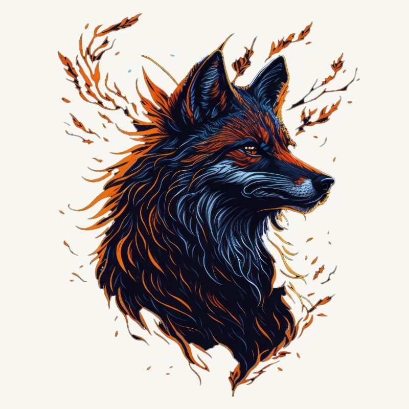 wolf artwork