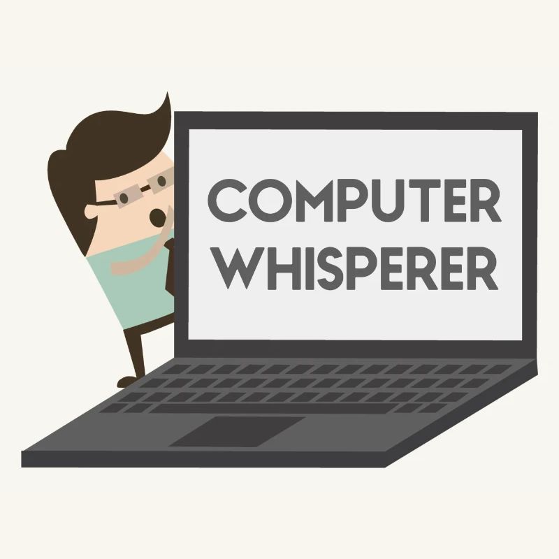 Computer Whisperer Programmer Informaticien en informatique