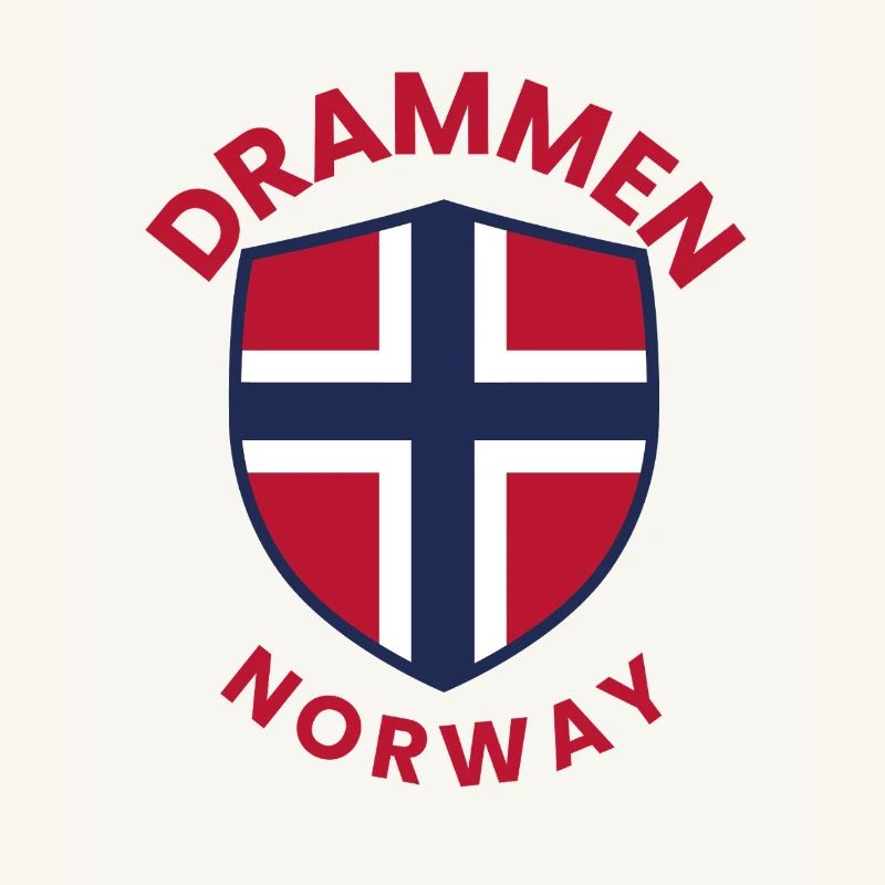Drammen-Norwegen-Schildemblem
