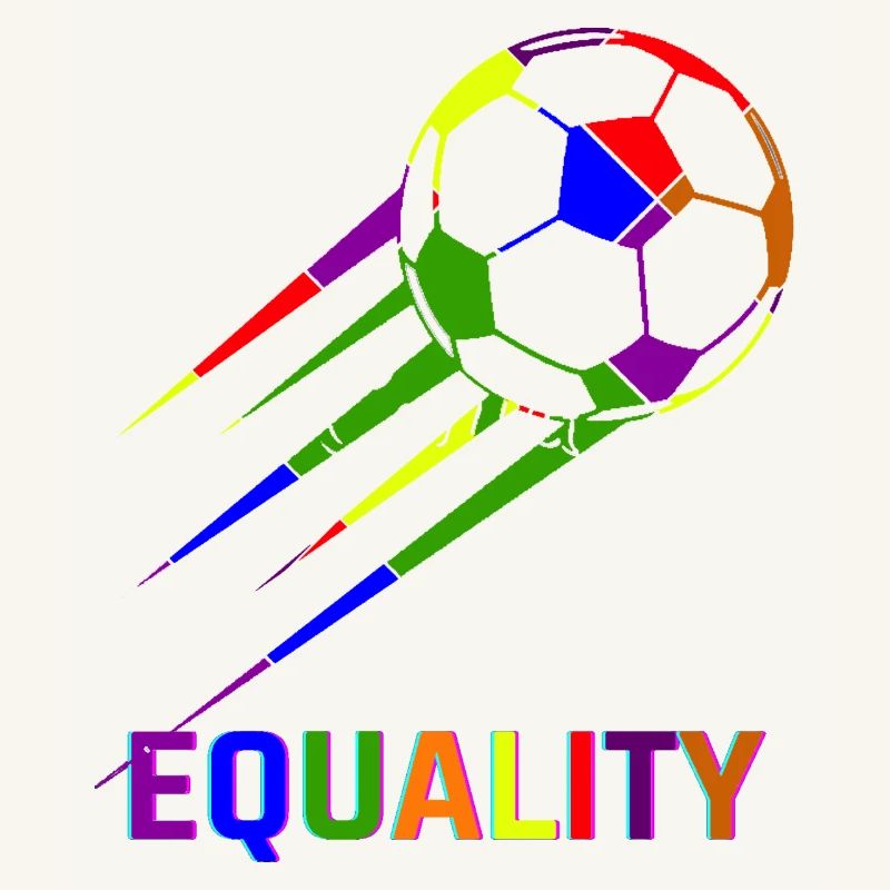 Fußball Regenbogen WM Equality