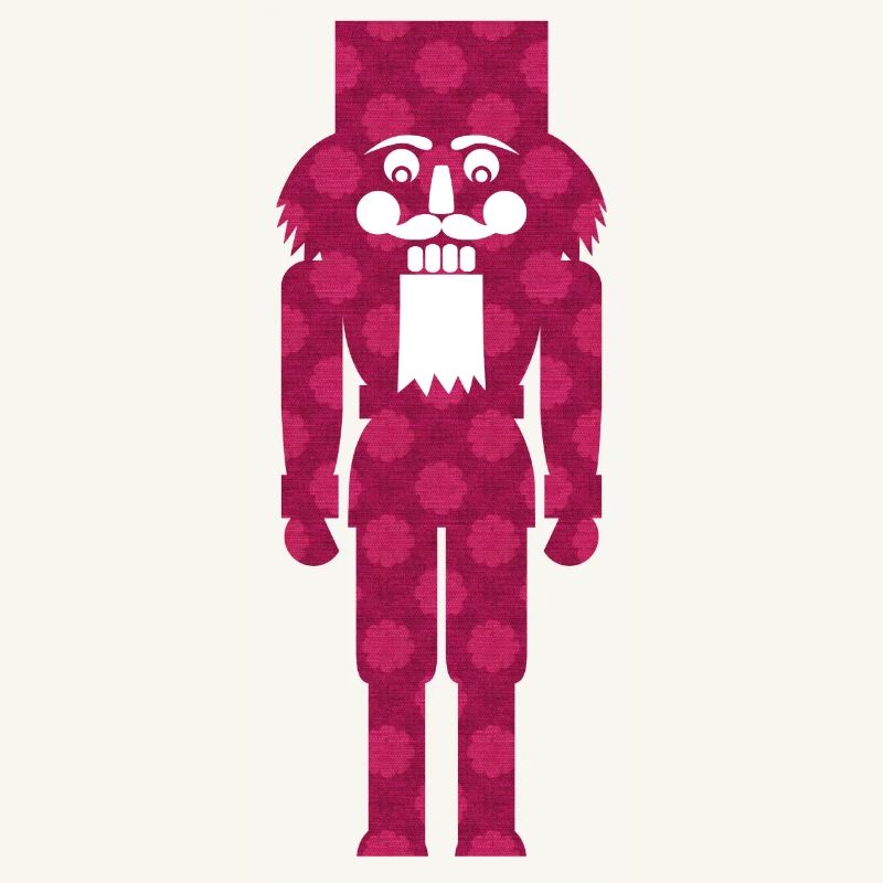Nutcracker Christmas Decoration Texture Pattern