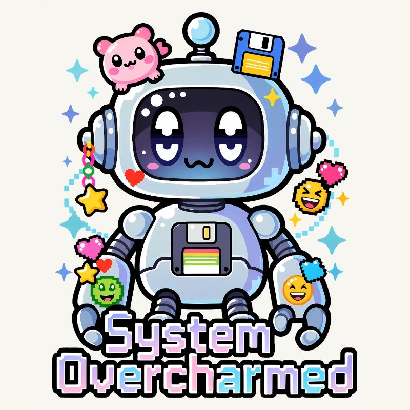 🤖 - Système surcharmé – Robot avec des breloques numériques