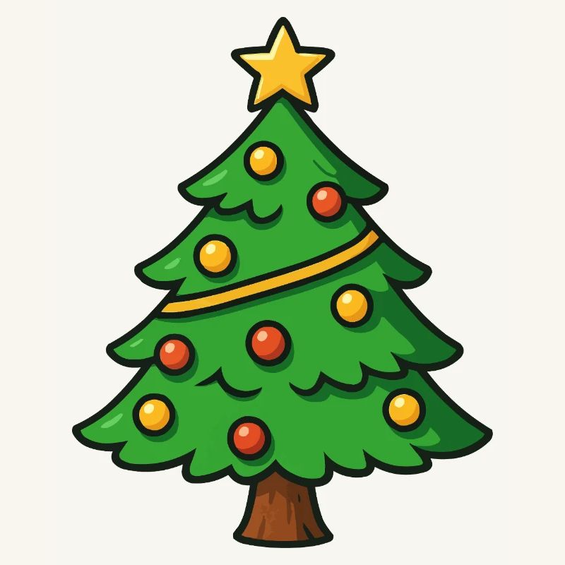 Weihnachtsbaum mit Stern