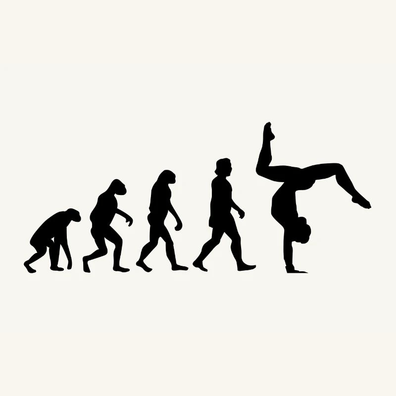 Gymnastics handstand evolution