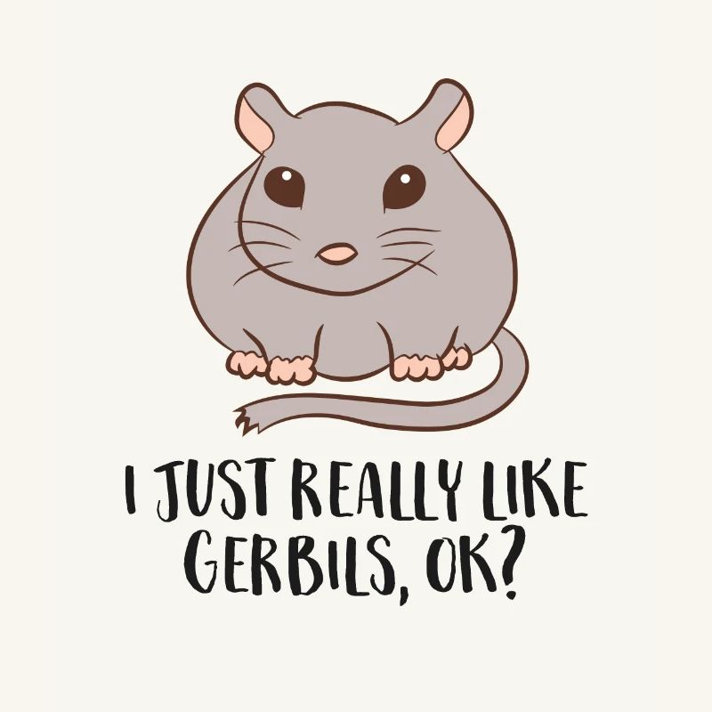 J’aime les souris de course Gerbil Tout simplement, d’accord ?