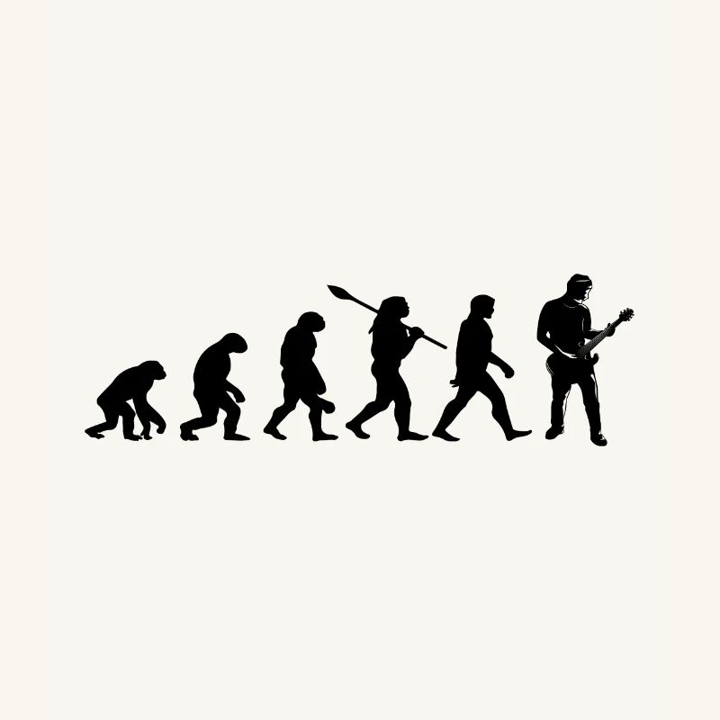 evolution guitariste