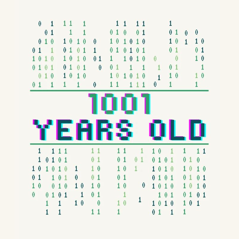 9. Geburtstag 9 Jahre alt Binärcode Coder